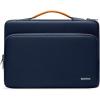 imagetomtoc 360 Protective Laptop Carrying Case compatible with 14inch MacBook Pro M5M4M3M2M1 ProMax A3434 A3112 A3401 A3185 20252021 12913 Inch iPad ProAir WaterResistant Accessory Sleeve BagNavy Blue
