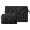 imagetomtoc 360 Protective Puffy Laptop Sleeve Kit for 14inch MacBook Pro M52025M4M3M2M1 ProMax A3434 A3112 A3401 A3185 Quilted Soft Puffer Computer Bag with Tech Pouch for 138quot Surface Laptop 7Lavascape