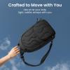 imagetomtoc 10L Puffy Sling Bag Backpack for Women Trendy Quilted Padded Crossbody Bag for 11inch iPad iPad Air M3M2 iPad Pro M5 2025M4 Nintendo Switch 2 Lightweight Puffer Travel Chest Bag DaypackLavascape
