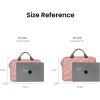 imagetomtoc 1314 Inch Protective Puffy Laptop Carrying Bag for Women Lightweight Laptop Briefcase Fits 14inch MacBook Pro M5 2025 ampamp Other 13quot14quot Computers Work Bag Case Handbag with Organized StorageSaltblush