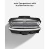 imagetomtoc 16inch Dual Compartment Laptop Briefcase for 2 Laptops Business Protective Laptop Messenger Shoulder Bag for a Laptop a Portable Monitor Waterresistant Multifunctional Computer Work Bag