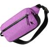 imagetomtoc 35L XPac Sling Bag with RFID Blocking Crossbody Bag Minimalist Chest Shoulder Pack for MenWomen Waterresistant Lightweight Casual Funny Pack for TravelDaily CommuteXPac Purple