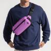 imagetomtoc 35L XPac Sling Bag with RFID Blocking Crossbody Bag Minimalist Chest Shoulder Pack for MenWomen Waterresistant Lightweight Casual Funny Pack for TravelDaily CommuteXPac Purple