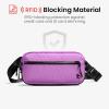 imagetomtoc 35L XPac Sling Bag with RFID Blocking Crossbody Bag Minimalist Chest Shoulder Pack for MenWomen Waterresistant Lightweight Casual Funny Pack for TravelDaily CommuteXPac Purple