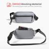imagetomtoc 35L XPac Sling Bag with RFID Blocking Crossbody Bag Minimalist Chest Shoulder Pack for MenWomen Waterresistant Lightweight Casual Funny Pack for TravelDaily CommuteLight Gray