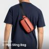 imagetomtoc 35L XPac Sling Bag with RFID Blocking Crossbody Bag Minimalist Chest Shoulder Pack for MenWomen Waterresistant Lightweight Casual Funny Pack for TravelDaily CommuteXPac Coral