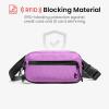 imagetomtoc 35L XPac Sling Bag with RFID Blocking Crossbody Bag Minimalist Chest Shoulder Pack for MenWomen Waterresistant Lightweight Casual Funny Pack for TravelDaily CommuteXPac Purple