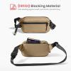 imagetomtoc 35L XPac Sling Bag with RFID Blocking Crossbody Bag Minimalist Chest Shoulder Pack for MenWomen Waterresistant Lightweight Casual Funny Pack for TravelDaily CommuteKhaki