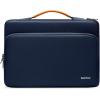 imagetomtoc 360 Protective Laptop Carrying Case compatible with 14inch MacBook Pro M5M4M3M2M1 ProMax A3434 A3112 A3401 A3185 20252021 12913 Inch iPad ProAir WaterResistant Accessory Sleeve BagNavy Blue