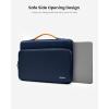 imagetomtoc 360 Protective Laptop Carrying Case compatible with 14inch MacBook Pro M5M4M3M2M1 ProMax A3434 A3112 A3401 A3185 20252021 12913 Inch iPad ProAir WaterResistant Accessory Sleeve BagNavy Blue