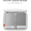 imagetomtoc 360 Protective Laptop Carrying Case for 13inch MacBook Air M4A3240 2025 M3A3113 M2A2681 M1A2337 MacBook Pro M2A2686 WaterResistant Laptop Bag for 13quot iPad Pro M4iPad Air M3 M2Light Gray