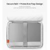 imagetomtoc 360 Protective Laptop Carrying Case for 13inch MacBook Air M4A3240 2025 M3A3113 M2A2681 M1A2337 MacBook Pro M2A2686 WaterResistant Laptop Bag for 13quot iPad Pro M4iPad Air M3 M2Gray