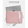 imagetomtoc 360 Protective Laptop Sleeve for 13inch New MacBook Air M4A3240 2025 M3A3113 M2A2681 M1A2337 A2179 A1932 13inch MacBook Pro M2A2686 M1A2338 WaterResistant Computer Case BagPink