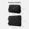 imagetomtoc 360 Protective Puffy Laptop Sleeve Kit for 14inch MacBook Pro M52025M4M3M2M1 ProMax A3434 A3112 A3401 A3185 Quilted Soft Puffer Computer Bag with Tech Pouch for 138quot Surface Laptop 7Lavascape