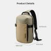 imagetomtoc 5L Compact Sling Backpack for Men Women Lightweight Crossbody Shoulder Bag for 11 inch iPad Pro M5M4 iPad Air M3M2 11quot iPad A16 Nintendo Switch 2Rog Xbox Ally X EDC Daypack  XS SizeKhaki