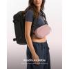 imagetomtoc Belt Bag with RFID Blocking 15L Cross Body Fanny Pack for Women Men Sling Waist Bags with Adjustable Strap for Travel WalkPink
