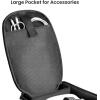 imagetomtoc Carrying Bag for MetaOculus Quest 23Quest Pro VR Gaming Headset Touch Controllers Accessories Lightweight Portable Travel Shoulder Sling Backpack with 2 Pouches for MetaOculus Quest 23