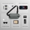 imagetomtoc Compact EDC Sling Bag Minimalist Chest Shoulder Backpack Crossbody Bag for Men Women Lightweight Carry Casual BagXpac Gray