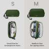 imagetomtoc Electronics Organizer Travel Case Water Resistant Travel Bag Cable Organizer for Essentials Tech Pouch Accessories Carry Storage for Cord Phone Cables Airpods USB Flash Drive Daily ItemsGreen