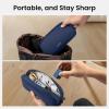 imagetomtoc Electronics Organizer Travel Case Water Resistant Travel Bag Cable Organizer for Essentials Tech Pouch Accessories Carry Storage for Cord Phone Cables Airpods USB Flash Drive Daily ItemsNavy Blue