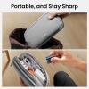 imagetomtoc Electronics Organizer Travel Case Water Resistant Travel Bag Cable Organizer for Essentials Tech Pouch Accessories Carry Storage for Cord Phone Cables Airpods USB Flash Drive Daily ItemsGray