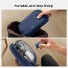 imagetomtoc Electronics Organizer Travel Case Water Resistant Travel Bag Cable Organizer for Essentials Tech Pouch Accessories Carry Storage for Cord Phone Cables Airpods USB Flash Drive Daily ItemsNavy Blue