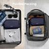 imagetomtoc Electronics Organizer Travel Case Water Resistant Travel Bag Cable Organizer for Essentials Tech Pouch Accessories Carry Storage for Cord Phone Cables Airpods USB Flash Drive Daily ItemsNavy Blue Plaid