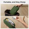 imagetomtoc Electronics Organizer Travel Case Water Resistant Travel Bag Cable Organizer for Essentials Tech Pouch Accessories Carry Storage for Cord Phone Cables Airpods USB Flash Drive Daily ItemsGreen