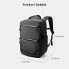 imagetomtoc Laptop Backpack XPac Techpack Designed for Business Professional Commuter City Compact Backpack for 16inch MacBook Pro Black28L