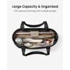imagetomtoc Laptop Tote Bag for Women 1516 Inch Laptop Work Bag with Device Compartment for MacBook 125L Medium Capacity Office Computer Shoulder Bag Briefcase for Business Travel College TeacherBlack