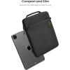 imagetomtoc LightB19 Slim 11 Inch Tablet Sleeve Bag for 2025 11inch iPad A16 iPad Air M3 iPad Pro M4M2M1 iPad Air M2 2024 iPad 109 Light Shoulder Bag with Acessories Storage EcoFriendly FabricBlack