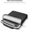 imagetomtoc LightB19 Slim 11 Inch Tablet Sleeve Bag for 2025 11inch iPad A16 iPad Air M3 iPad Pro M4M2M1 iPad Air M2 2024 iPad 109 Light Shoulder Bag with Acessories Storage EcoFriendly FabricBlack