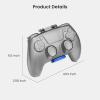 imagetomtoc Protective Case for PS5PS5 Pro Controller Hard Shell Joystick Protector for Playstation 5 DualSense Wireless Remote ShockProof DustResistant Antiscratch Protective Cover