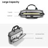 imagetomtoc Protective Laptop Shoulder Bag for 156 Inch Universal HP Dell Acer ASUS Lenovo Laptop Chromebook Ultrabook MultiFunctional Business Laptop Briefcase for 15 16 In MacBook AirPro M4M3M2M1Gray