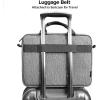 imagetomtoc Protective Laptop Shoulder Bag for 156 Inch Universal HP Dell Acer ASUS Lenovo Laptop Chromebook Ultrabook MultiFunctional Business Laptop Briefcase for 15 16 In MacBook AirPro M4M3M2M1Gray