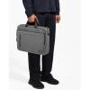 imagetomtoc Protective Laptop Shoulder Bag for 156 Inch Universal HP Dell Acer ASUS Lenovo Laptop Chromebook Ultrabook MultiFunctional Business Laptop Briefcase for 15 16 In MacBook AirPro M4M3M2M1Gray