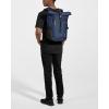 imagetomtoc Roll Top Laptop Backpack Lightweight WaterResistant Commute Expandable Casual Daypack for 13156 inch Laptop Rucksack for Work College Trip Capacity Adjustable 1720L Dark BlueDark Blue