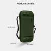 imagetomtoc Slim Carrying Case for Nintendo SwitchOLED Model Protective Switch Sleeve with 10 Game Cartridges Hard Portable Travel Carry Case with Original Patent and Military Grade Protection BlackForest Green
