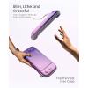 imagetomtoc Slim Carrying Case for Nintendo SwitchOLED Model Protective Switch Sleeve with 10 Game Cartridges Hard Portable Travel Carry Case with Original Patent and Military Grade Protection BlackIris Purple