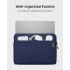 imagetomtoc Slim Laptop Sleeve for 14inch MacBook Pro M5M4M3M2M1 ProMax 20252021 WaterResistant Protective Case for 138 Inch Surface Laptop AI PC Accessory BagNavy Blue