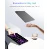 imagetomtoc Smart Folio Vertical Case for 129inch iPad Pro 6th5th4th3rd Gen 20222018 3Layer Separable Slim Protective Magnetic Stand Cover with 4 Using Modes Apple Pencil Protective Flap