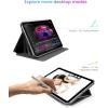 imagetomtoc Smart Folio Vertical Case for 2024 83inch iPad Mini A17 Pro6 2021 3Layer Separable Slim Protective Magnetic Stand Cover with 4 Using Modes Apple Pencil Protective Flap