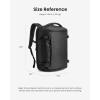imagetomtoc Travel Backpack 40L TSA Friendly Flight Approved Carryon Luggage Hand Waterresistant Lightweight Business Rucksack Durable Large Weekender Bag Daypack Fits 173 Inch LaptopBlackripstop