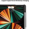 imagetomtoc Vertical Case for iPad Pro M2ampampM1 129inch 6th5th Gen 20212022 Slim Protective AntiBend Cover with Magnetic Stand for 3 Use Modes Support Wireless iPad Pencil Charging BlackBlack