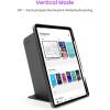 imagetomtoc Vertical iPad Pro TriMode Case for 11inch iPad Pro M2ampampM1 Protective Case with iPad Pencil Holder Magnetic Kickstand for 3 Use Modes Support iPad Pencil Wireless ChargingBlack