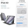 imagetomtoc iPad Air Detachable Folio Case for 2025 New 11 Inch iPad Air M3ampampM2 Separable Slim Protective Panel ampamp 4Modes with UltraLight Fiberglass Material Support Apple Pencil Pro ampamp Auto WakeSleepWhite