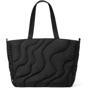 imagetomtoc 16inch Puffy Laptop Tote Bag for Women 135L Lightweight Puffer Work Tote with Padded Laptop Compartment for 1516inch MacBook Large Capacity Tote Bag for Office Business Daily EssentialsLavascape