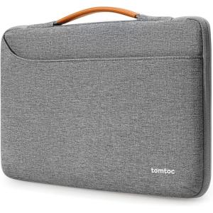 imagetomtoc 360 Protective Laptop Carrying Case for 13inch MacBook Air M4A3240 2025 M3A3113 M2A2681 M1A2337 MacBook Pro M2A2686 WaterResistant Laptop Bag for 13quot iPad Pro M4iPad Air M3 M2Gray