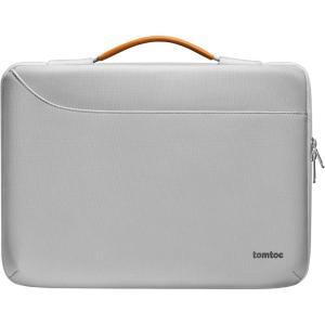 imagetomtoc 360 Protective Laptop Carrying Case for 13inch MacBook Air M4A3240 2025 M3A3113 M2A2681 M1A2337 MacBook Pro M2A2686 WaterResistant Laptop Bag for 13quot iPad Pro M4iPad Air M3 M2Light Gray
