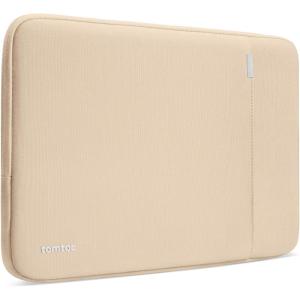 imagetomtoc 360 Protective Laptop Sleeve for 13inch New MacBook Air M4A3240 2025 M3A3113 M2A2681 M1A2337 A2179 A1932 13inch MacBook Pro M2A2686 M1A2338 WaterResistant Computer Case BagNatural Sand